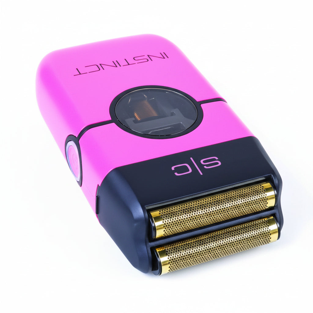 StyleCraft Instinct Metal Foil Shaver Pink professional finishing tool.