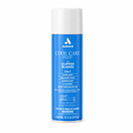 Blue can of Andis Cool Care Plus for clipper blades on a white background