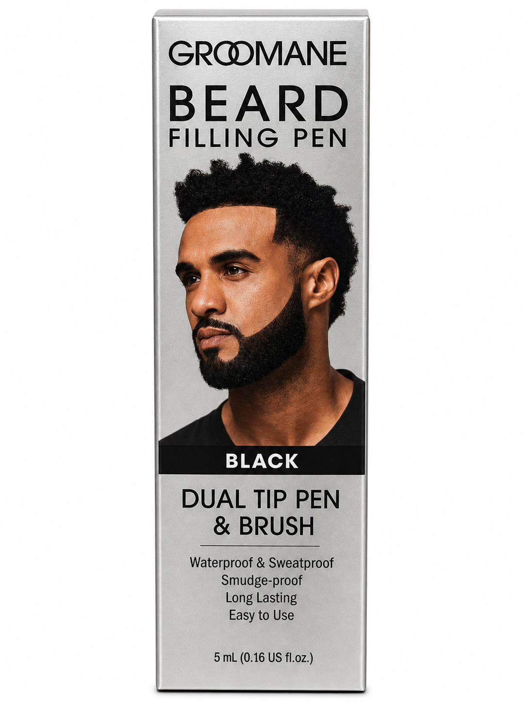 Red by Kiss Groomane beard filling pen product image for beard enhancement and lineup detail work.