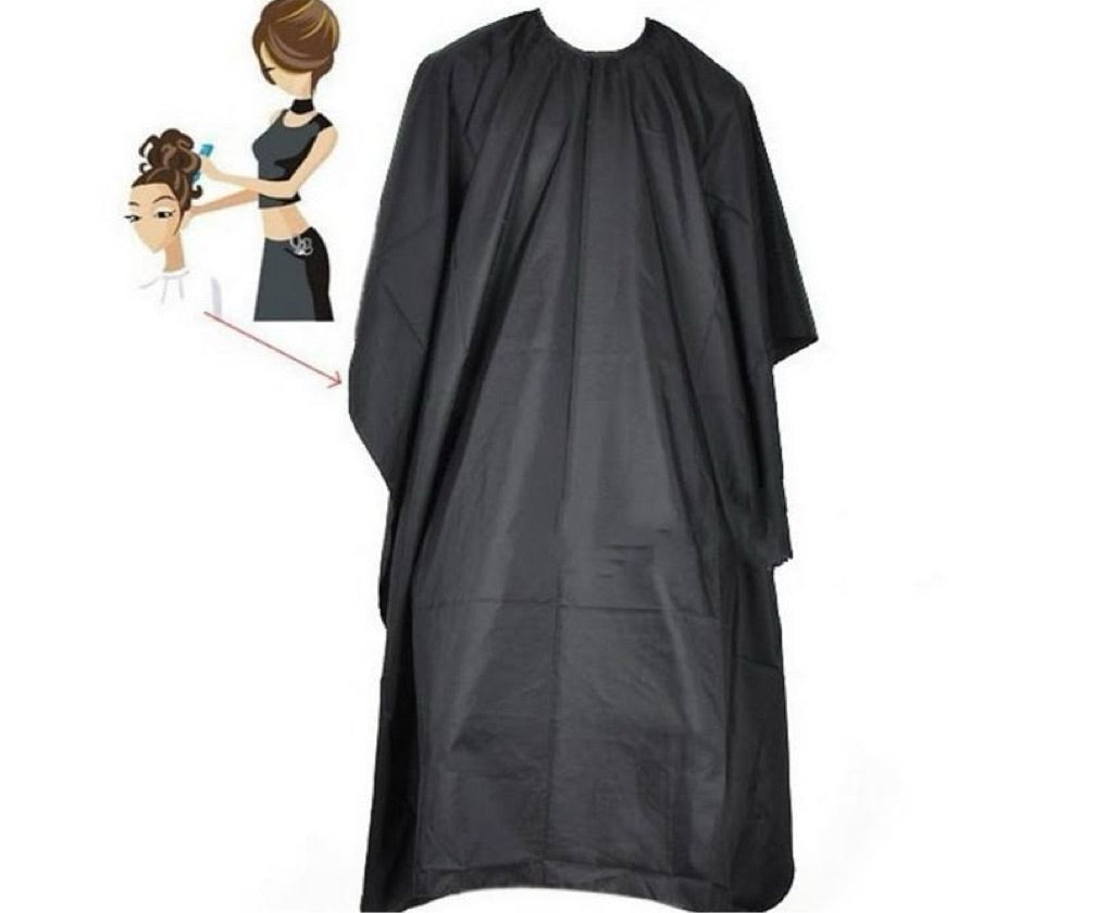 Classic colors barber cape product image for professional haircutting service.