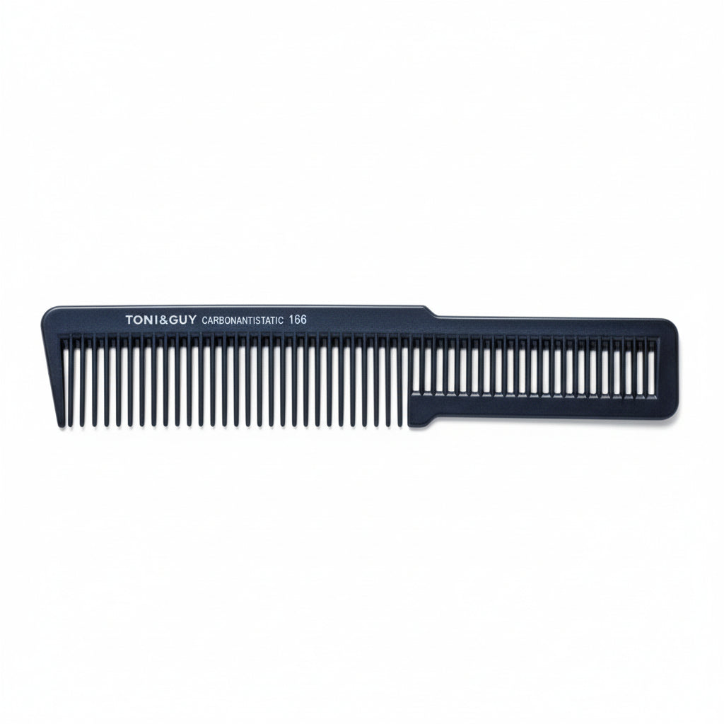Professional barber hair comb product image for haircutting and styling work.