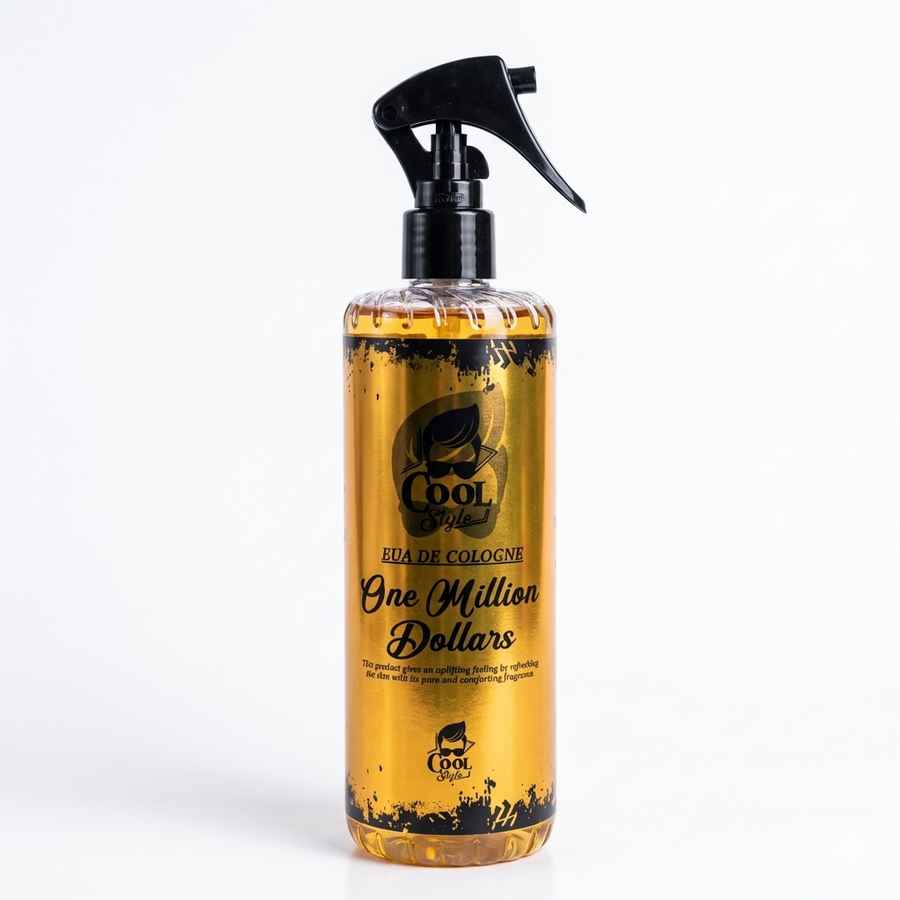 CoolStyle One Million Cologne product image for barber grooming and aftershave finishing service.