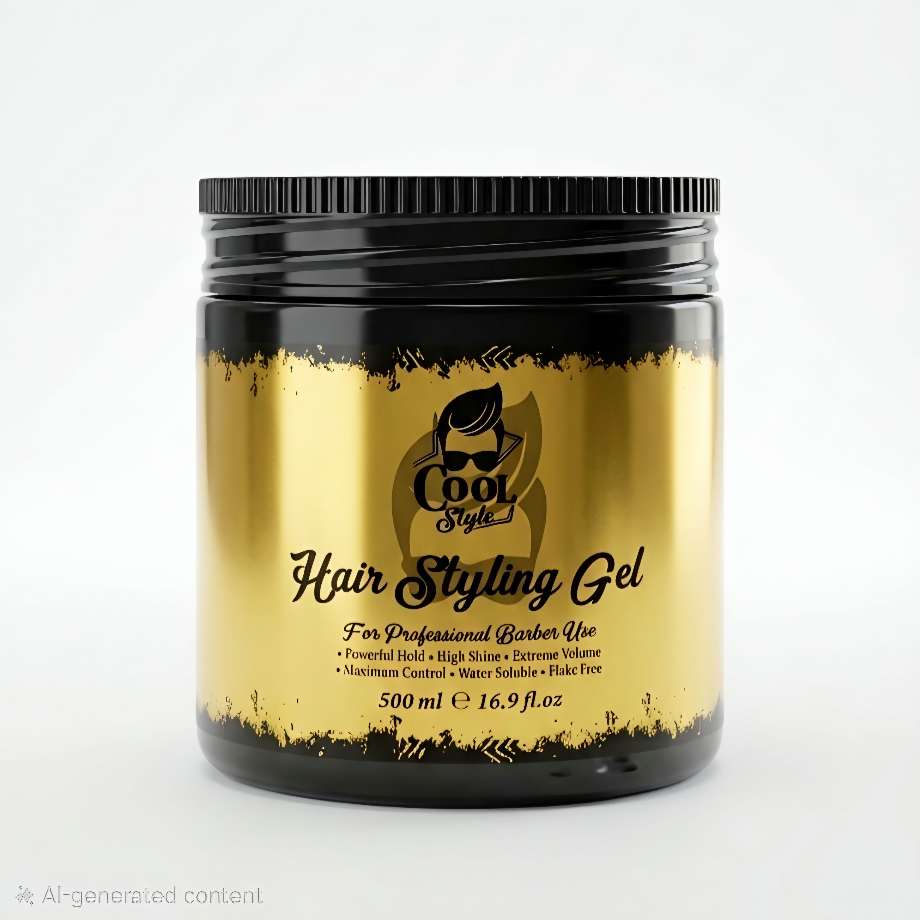 CoolStyle Hair Styling Gel product image for barber styling and grooming service.