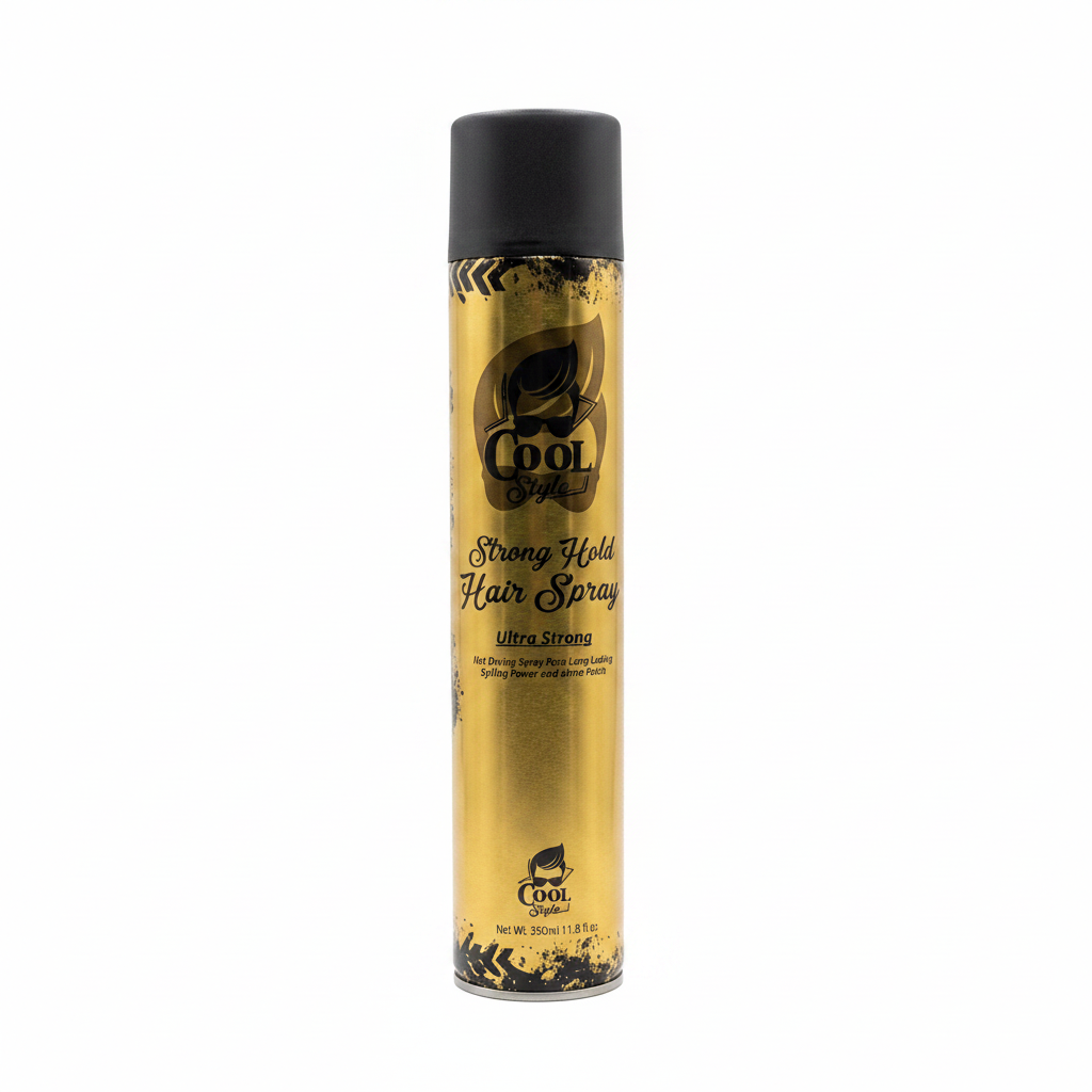 CoolStyle Hair Spray product image for barber styling and hair finishing service.