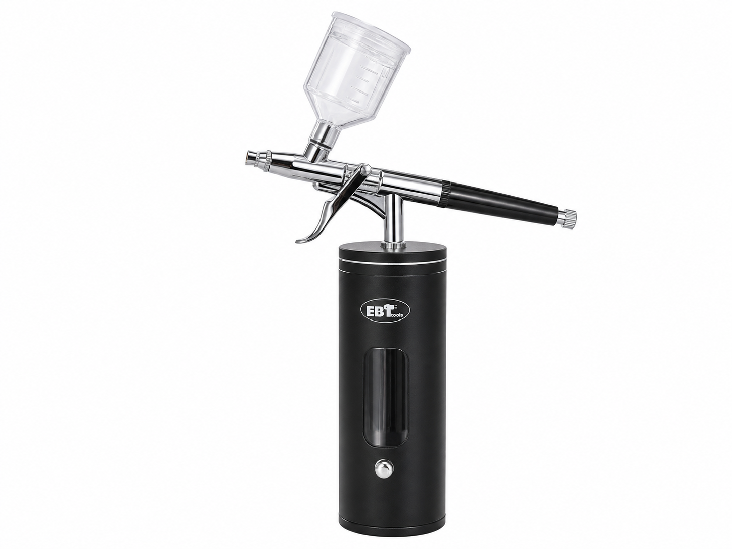 EBTools airbrush kit with compressor product image for barber enhancement and grooming work.