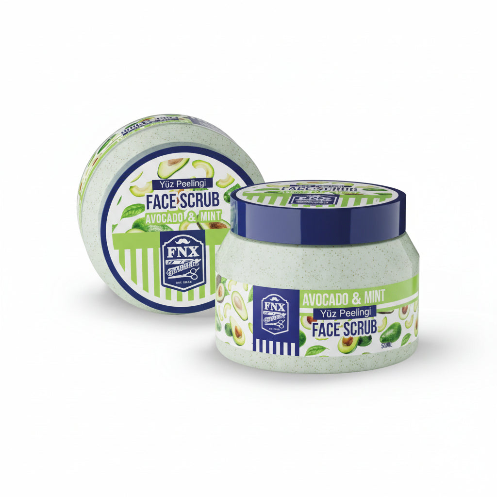 Fonex Face Scrub Cream product image for barber grooming and facial care service.