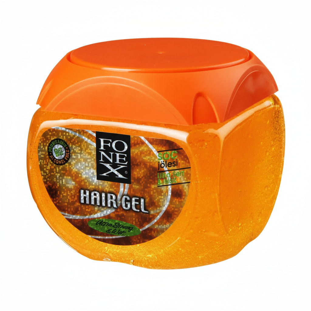 Fonex Hair Gel product image for barber styling and grooming service.