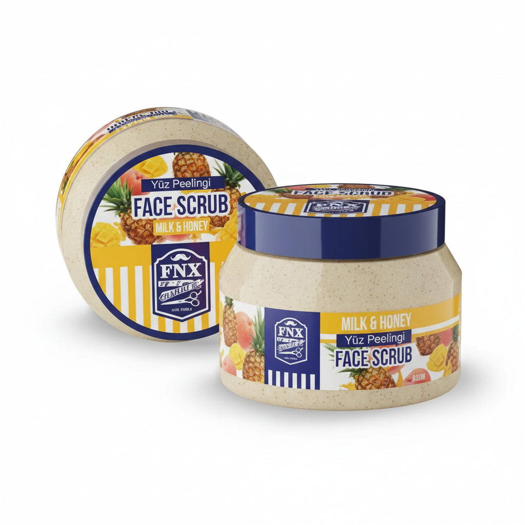 Fonex Face Scrub Cream product image for barber grooming and facial care service.