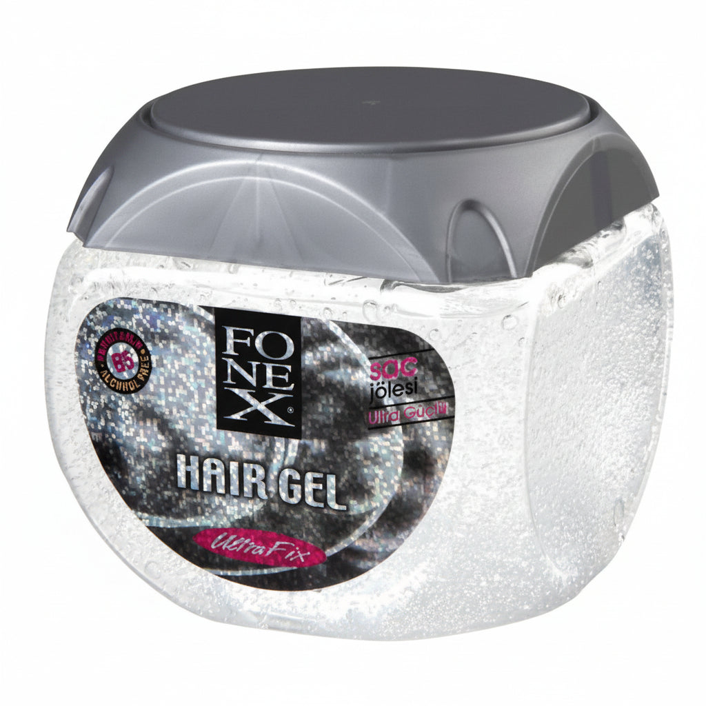 Fonex Hair Gel product image for barber styling and grooming service.