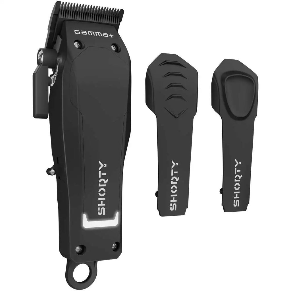 GAMMA+ Shorty hair clipper product image for professional barber cutting work.