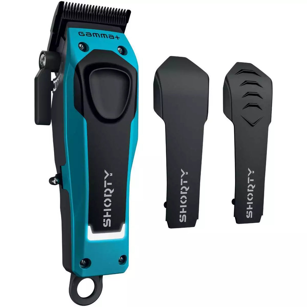 GAMMA+ Shorty hair clipper product image for professional barber cutting work.