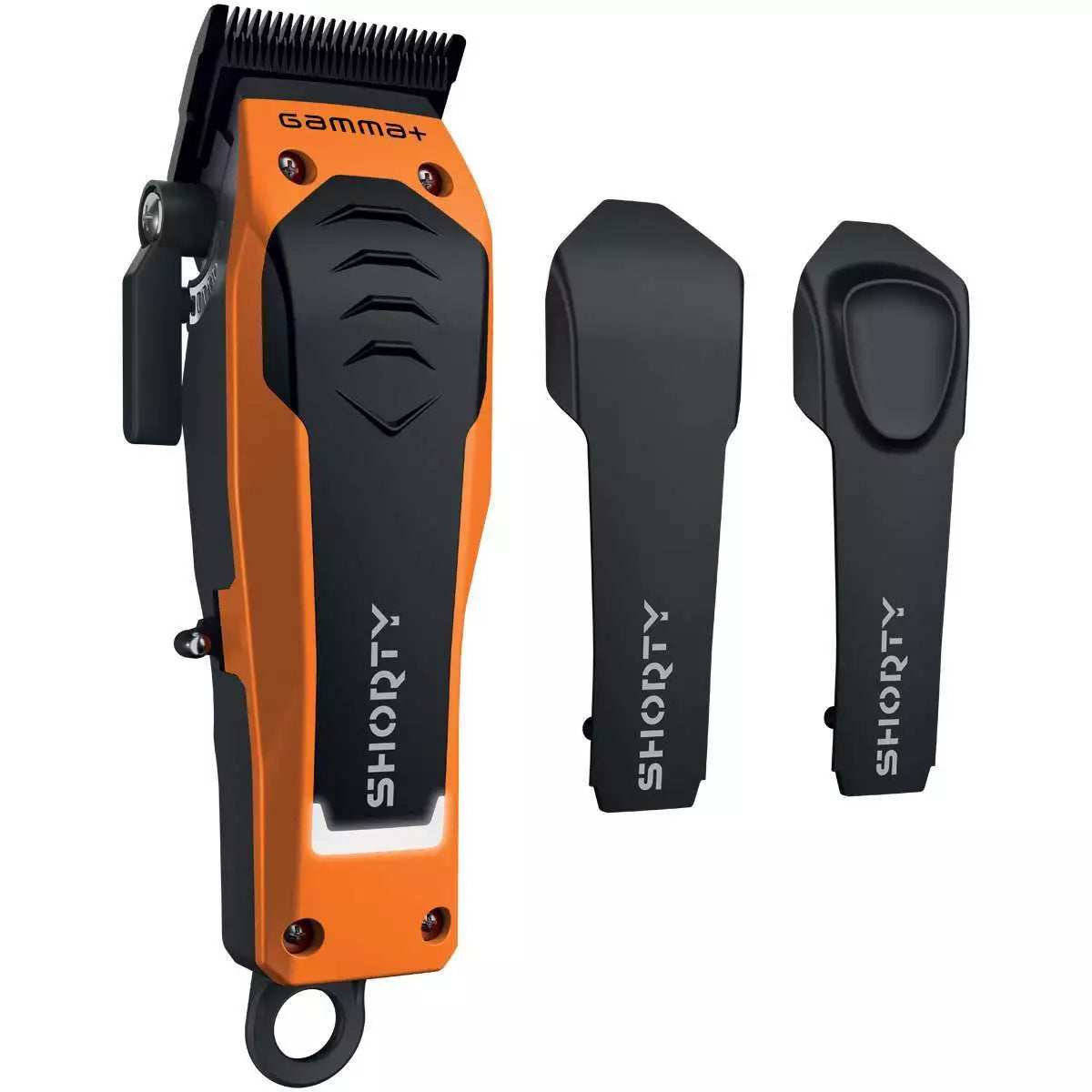 GAMMA+ Shorty hair clipper product image for professional barber cutting work.