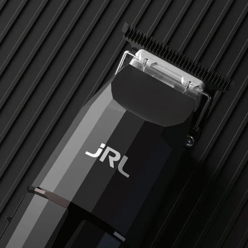 JRL ONYX cordless hair trimmer product image for professional barber detailing and lineup work.