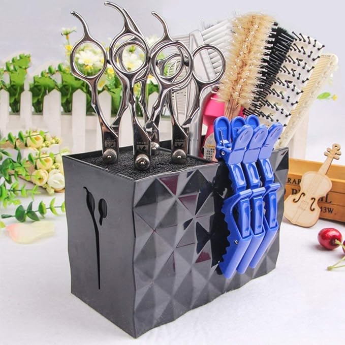 Barber scissor organizer product image for station storage and tool organization.