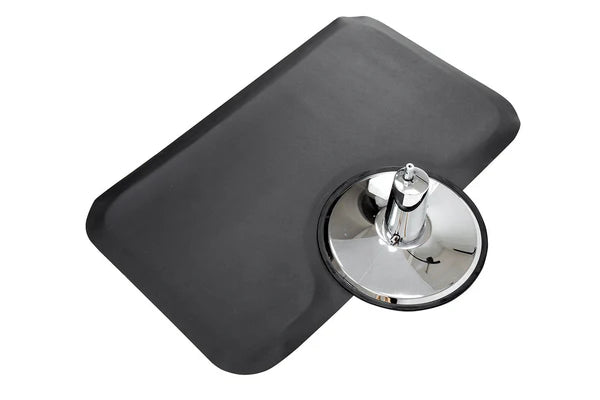 Anti-fatigue barber floor mat product image for barbershop workstation comfort.