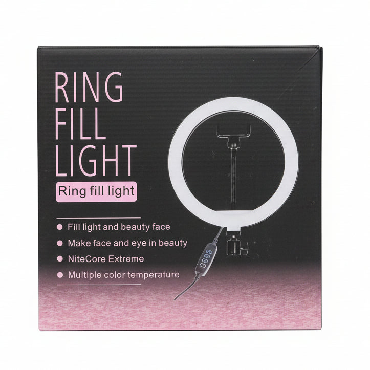 Ring Light for Barber Stations 26cm packaging product image for lighting and content setup.