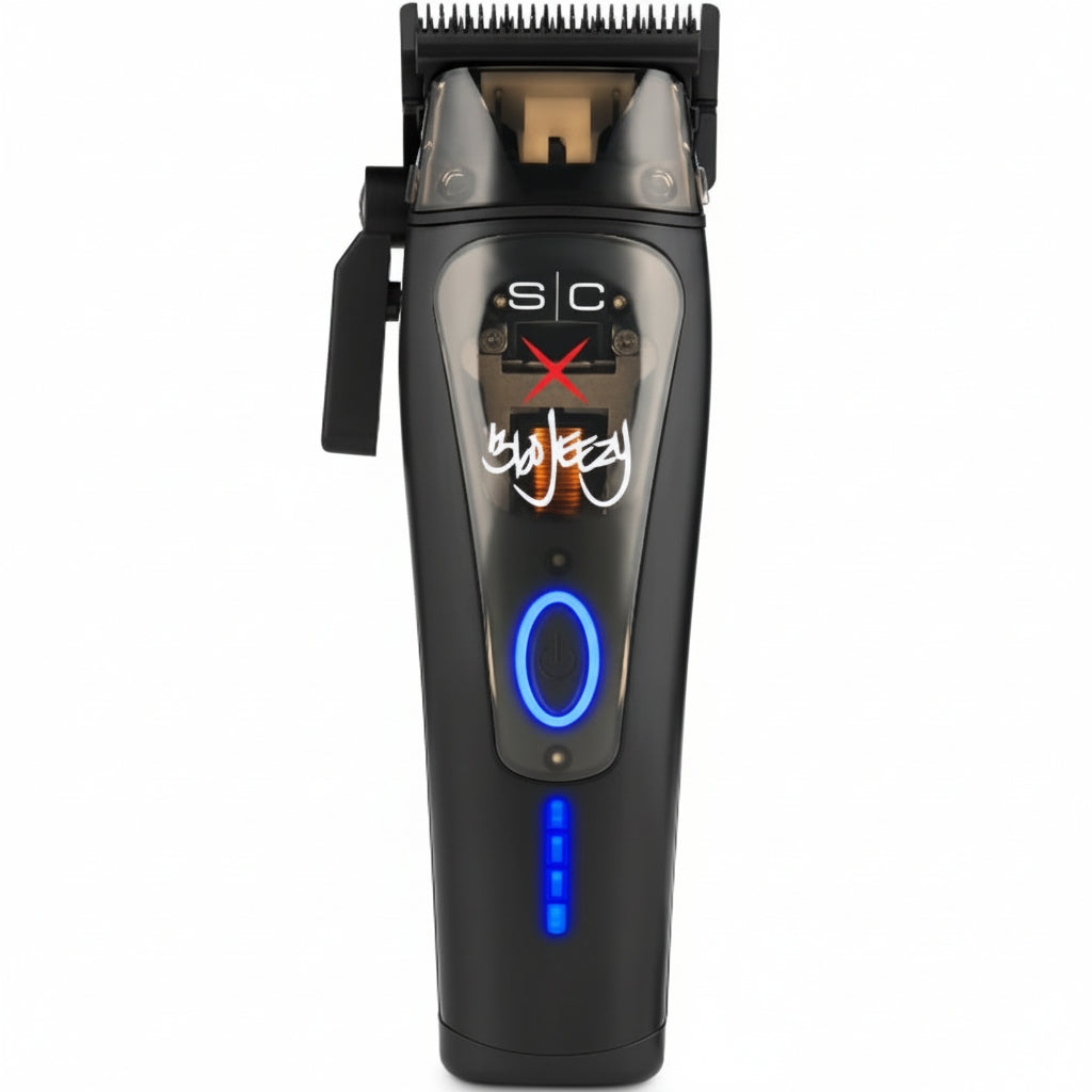 StyleCraft X 360 Jeezy clipper product image for professional barber cutting work.