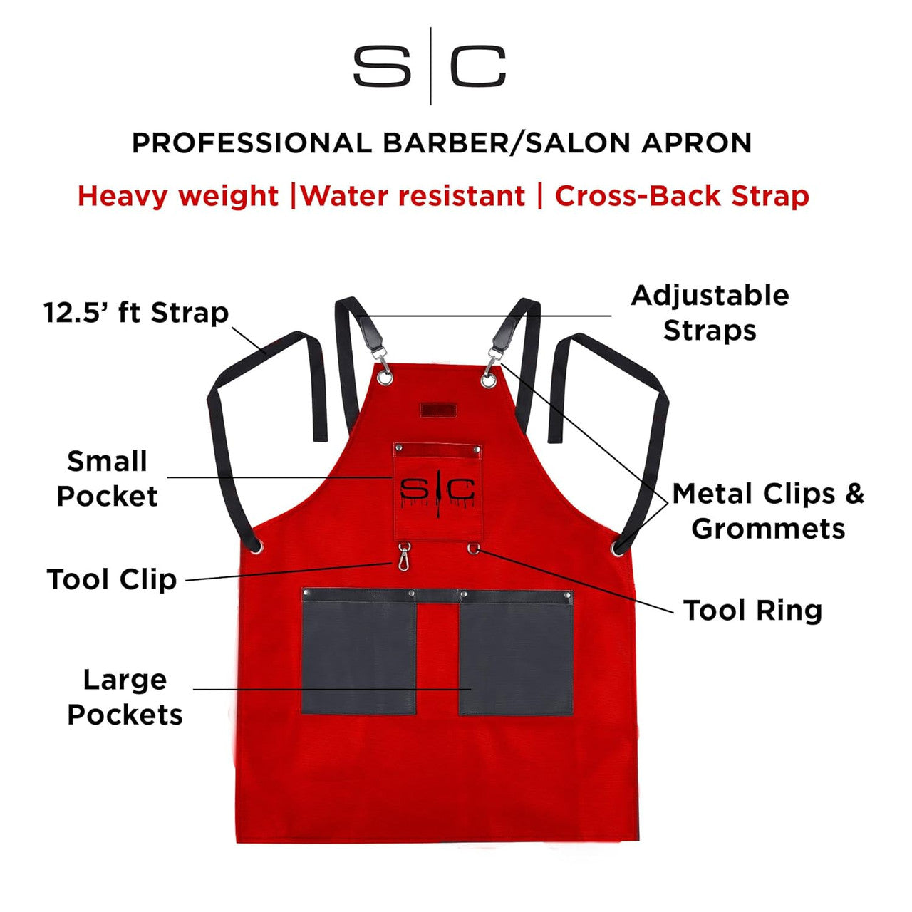 StyleCraft barber apron product image for professional shop service and station work.