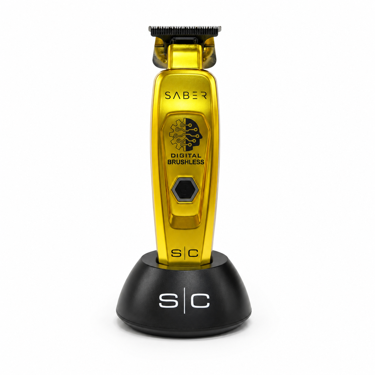 StyleCraft Saber Gold Cordless Trimmer front view