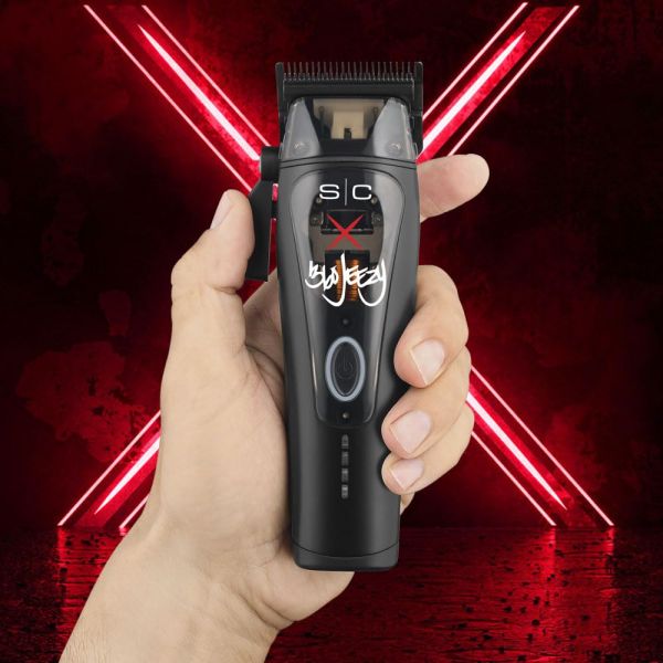 StyleCraft X 360 Jeezy clipper product image for professional barber cutting work.