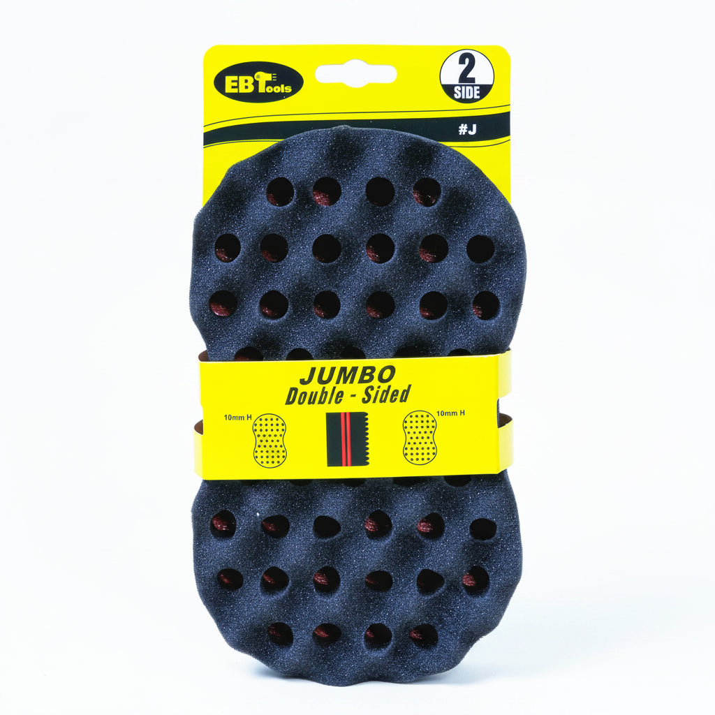 Barber sponge product image for hair styling, curl shaping and grooming work.
