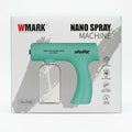 WMark Nano Spray Machine packaging on a blue textured background