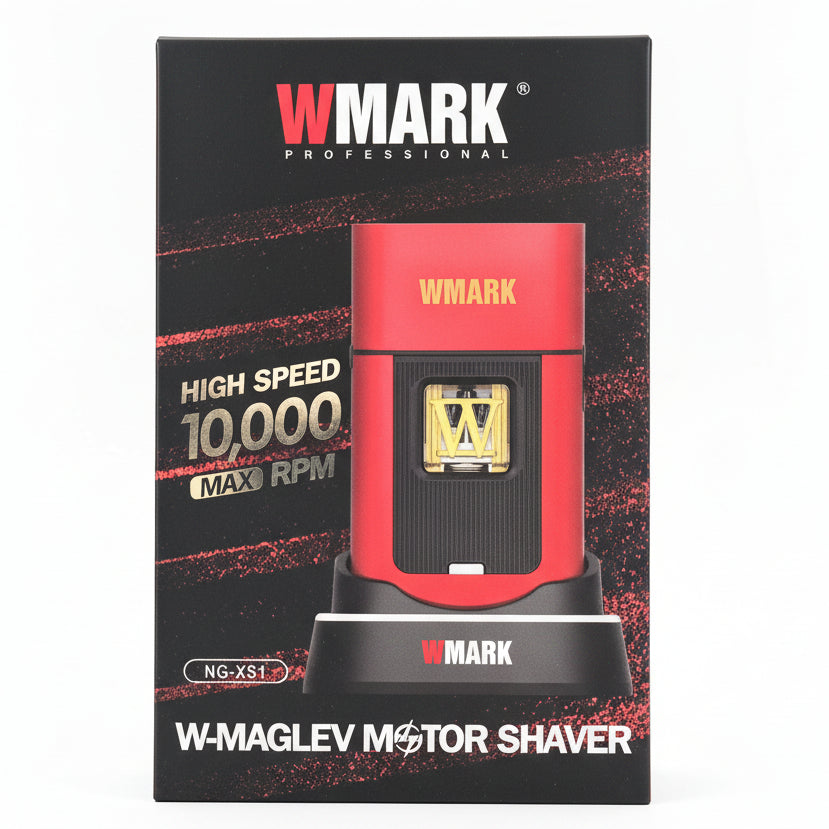 WMARK NG-XS1 foil shaver packaging product image for barber finishing work.