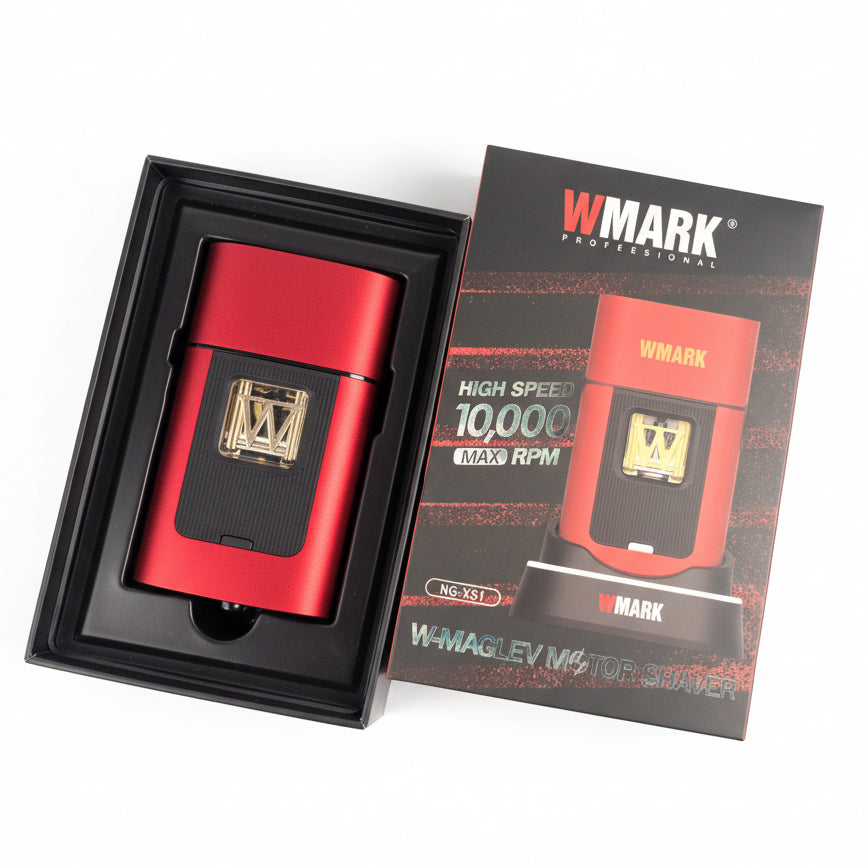 WMARK NG-XS1 foil shaver product image for barber close shave and finishing work.