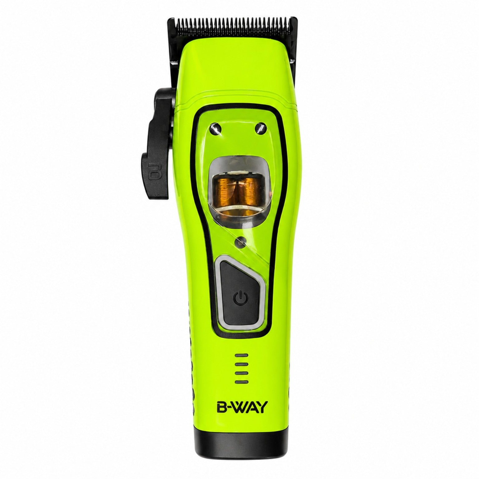 B-Way Linear Clipper lime front view