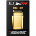 BaBylissPRO FOILFX02 Gold Metal Double Foil Shaver FXFS2G
