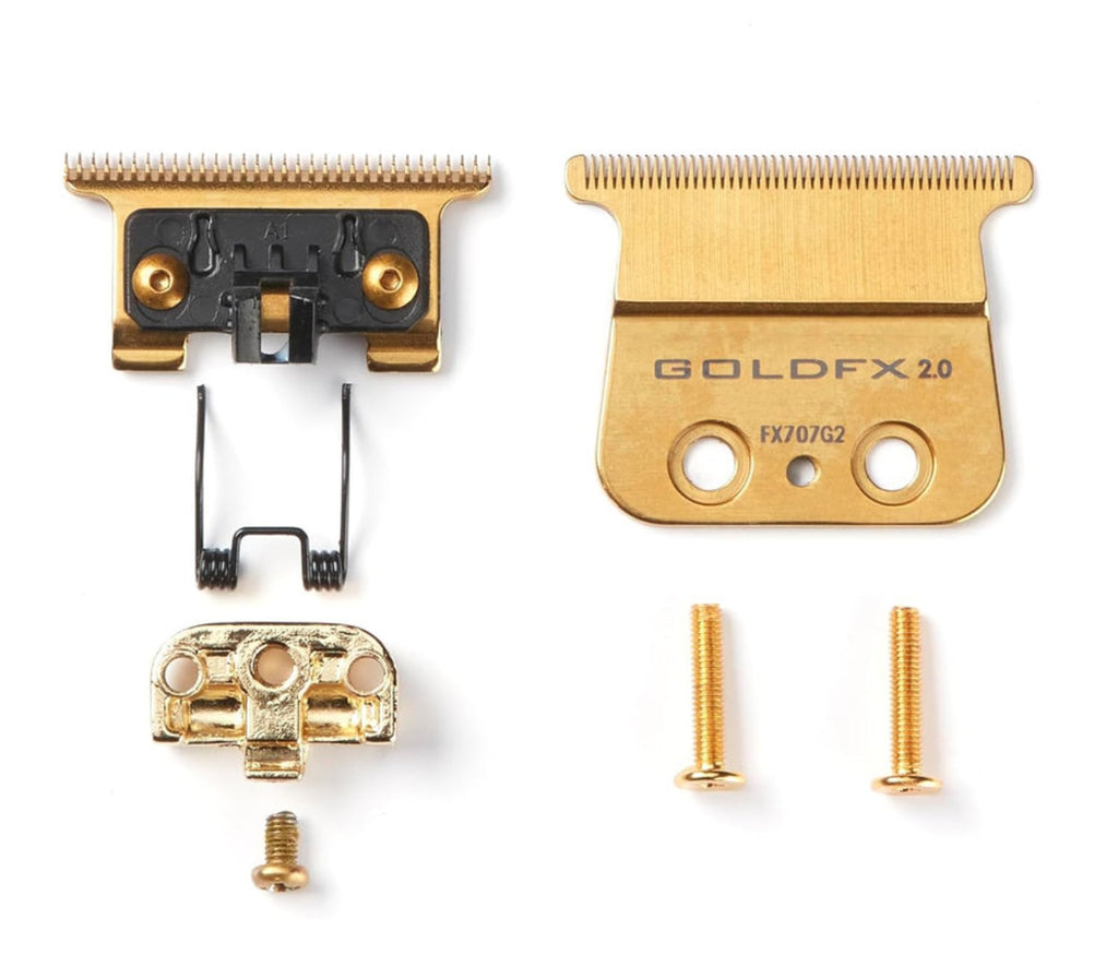 BaBylissPRO GoldFX 2.0 FX707G2 deep tooth titanium T-blade replacement kit with hardware