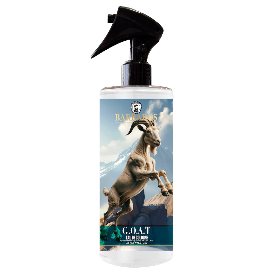 Barbaros G.O.A.T Cologne Aftershave 500ml spray bottle