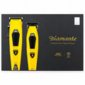 JRL x Lamborghini Diamante cordless clipper and trimmer set in yellow, retail box