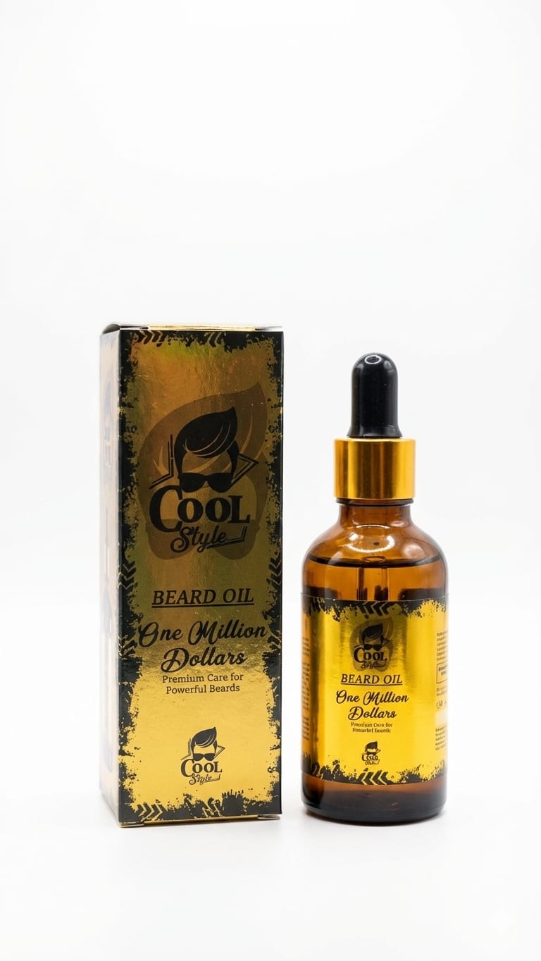 CoolStyle Beard Oil product image for barber grooming and beard care service.