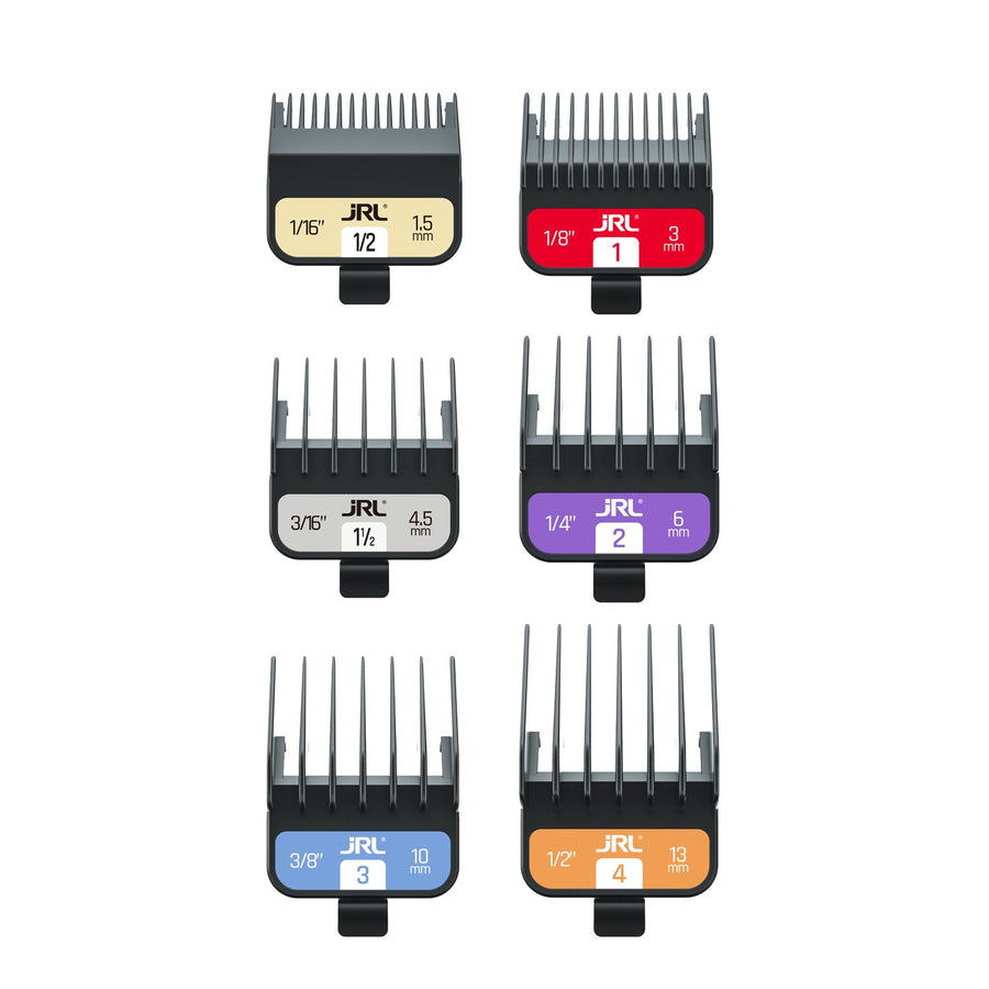 JRL Professional FF2020 premium double magnetic clipper guards product image for barber cutting work.