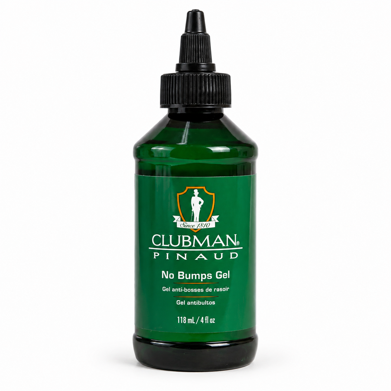 Clubman No Bumps Gel 4 oz product image for barber grooming and shaving care.