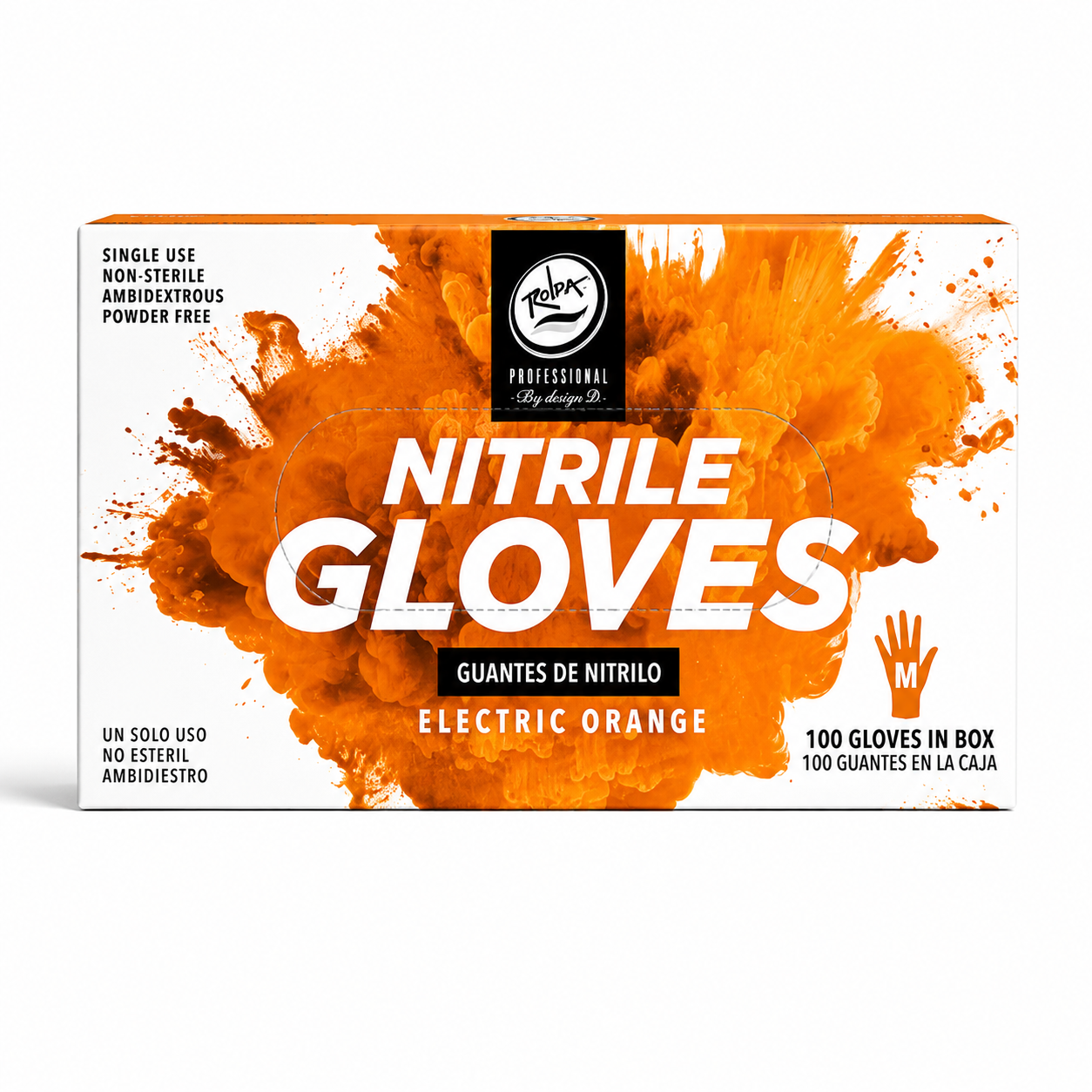 Rolda nitrile gloves product image for barber and salon shop sanitation.