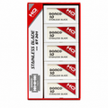 Dorco ST-301 stainless steel double edge blades 100 pack product image for shaving and barber razor service.