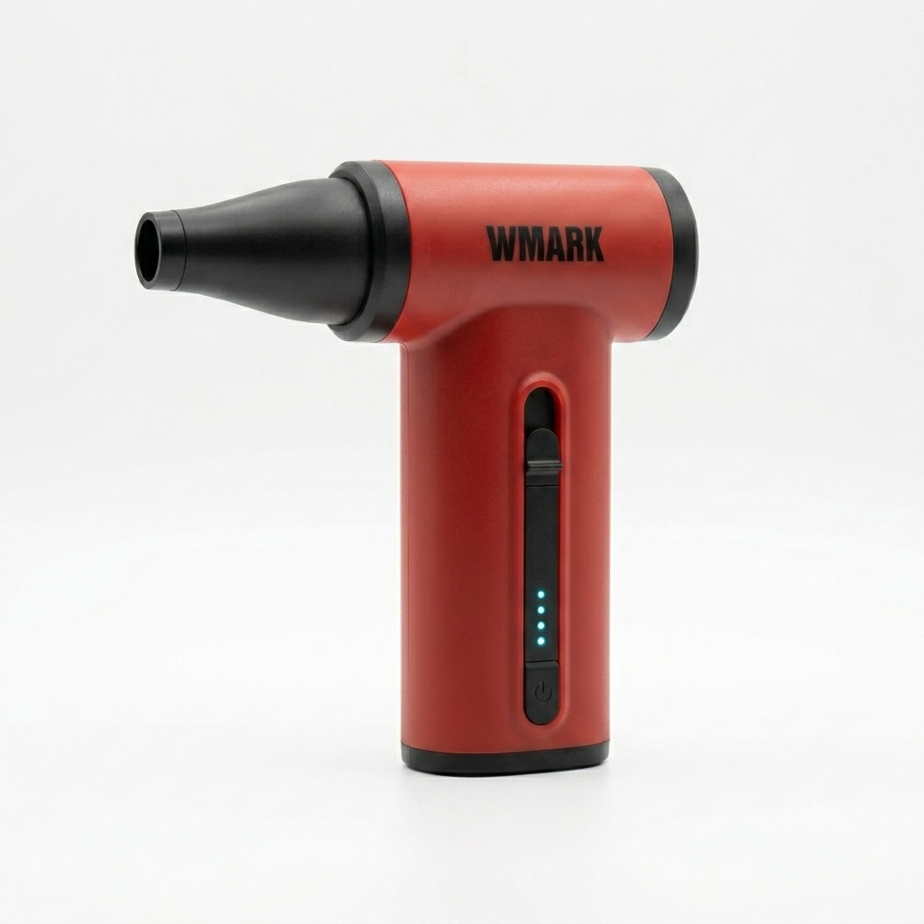 WMARK Turbo Jet Air Duster product image for professional barbershop station cleanup.