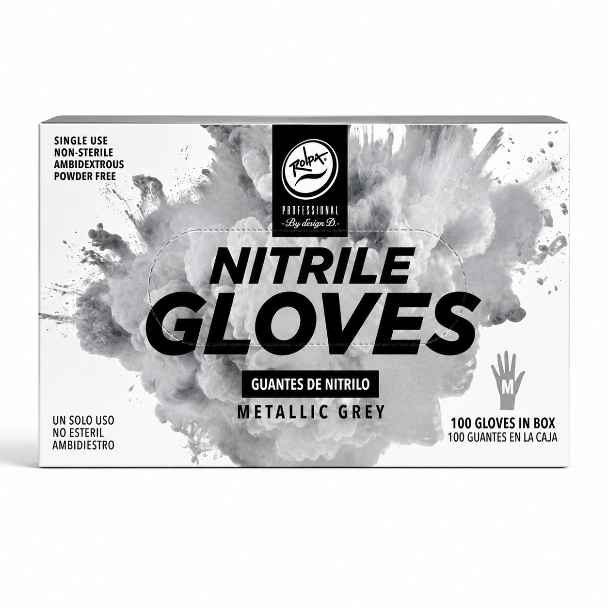 Rolda nitrile gloves product image for barber and salon shop sanitation.