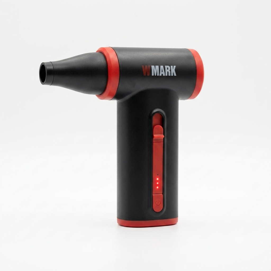WMARK Turbo Jet Air Duster product image for barbershop station cleanup.