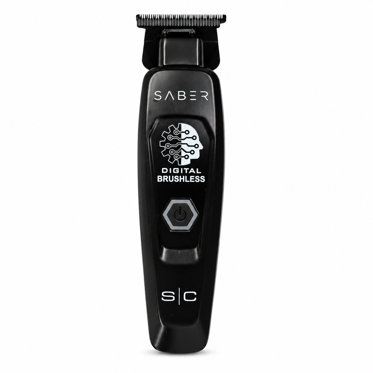 StyleCraft Saber Black Cordless Trimmer side view