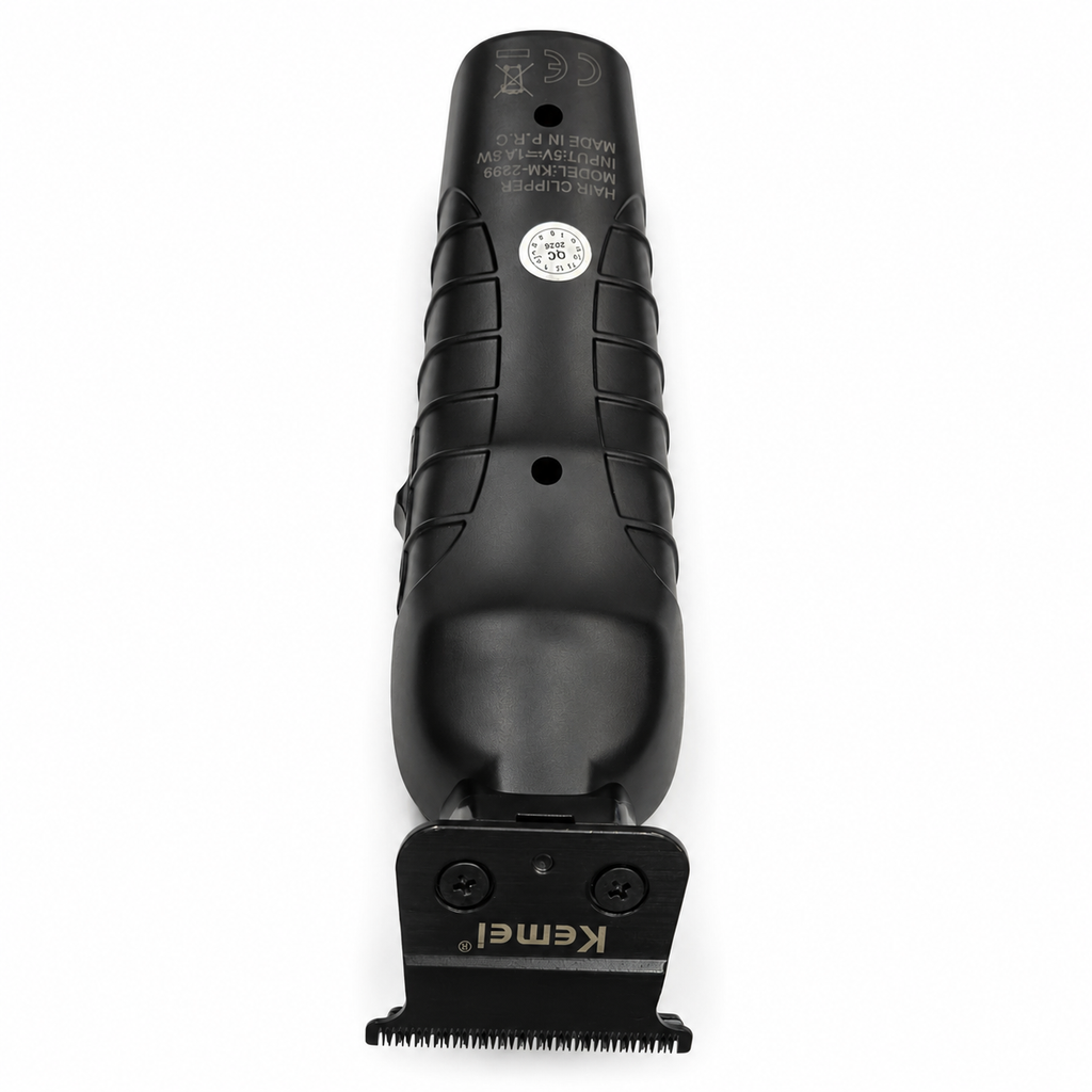 KEMEI 2299 cordless electric hair trimmer kit product image for barber detailing and grooming work.