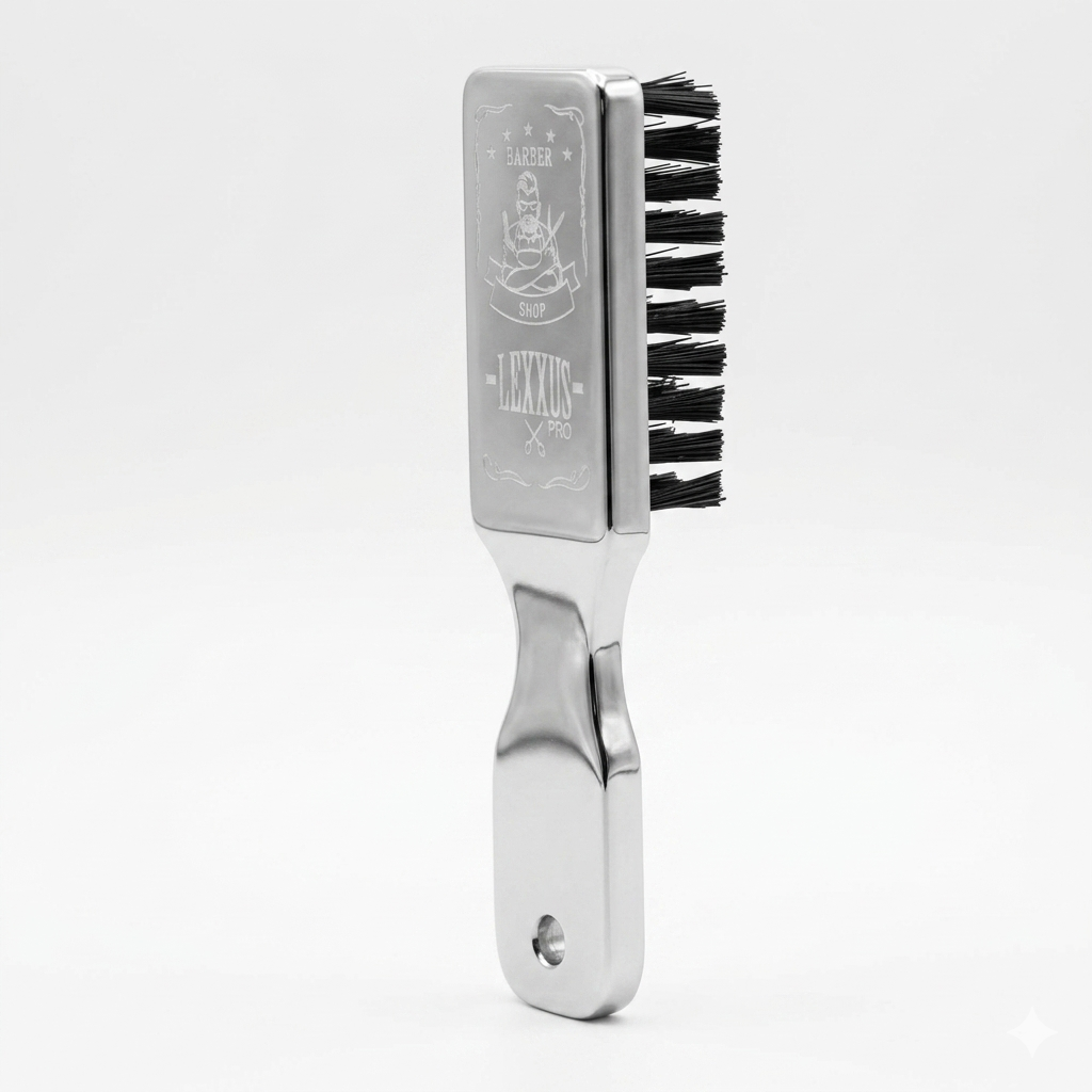 LEXXUS PRO professional barber brush product image for grooming and styling work.