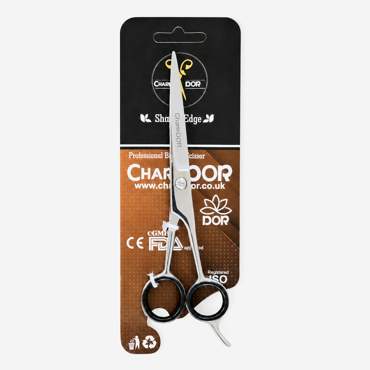 Chamdor Barber Scissors product image for professional haircutting work.