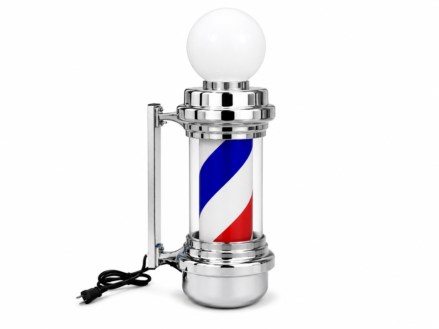 Barber pole sign product image for barbershop decor and storefront display.