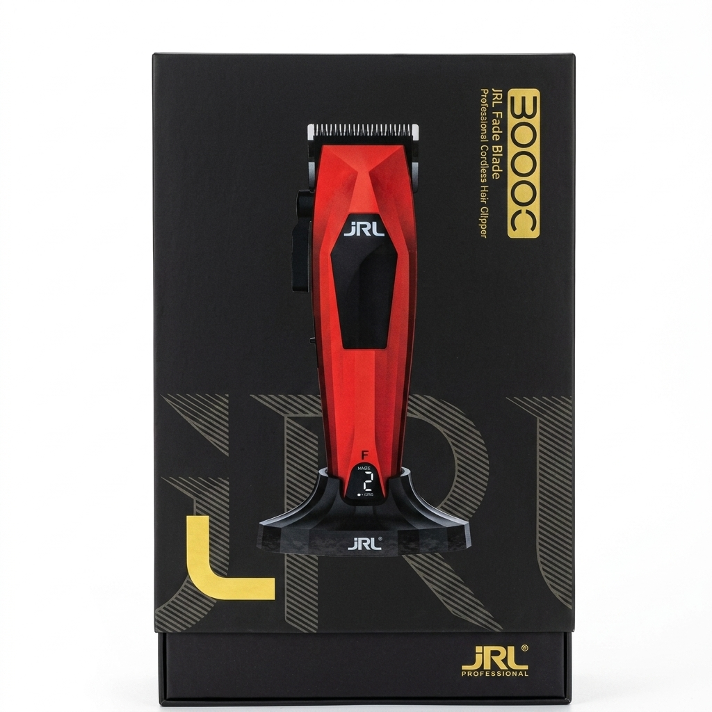 JRL 3000C Compact Cordless Clipper product image for professional barber cutting work.