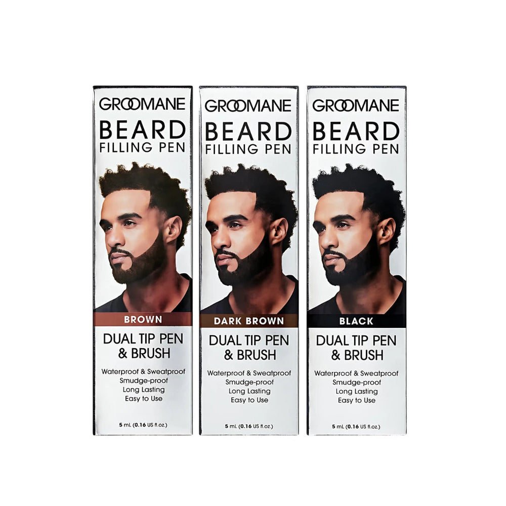 Red by Kiss Groomane Beard Filling Pen 3.EA