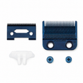 BaBylissPRO Blue Titanium Precision Fade Blade FX8022BL product image for professional barber tools.