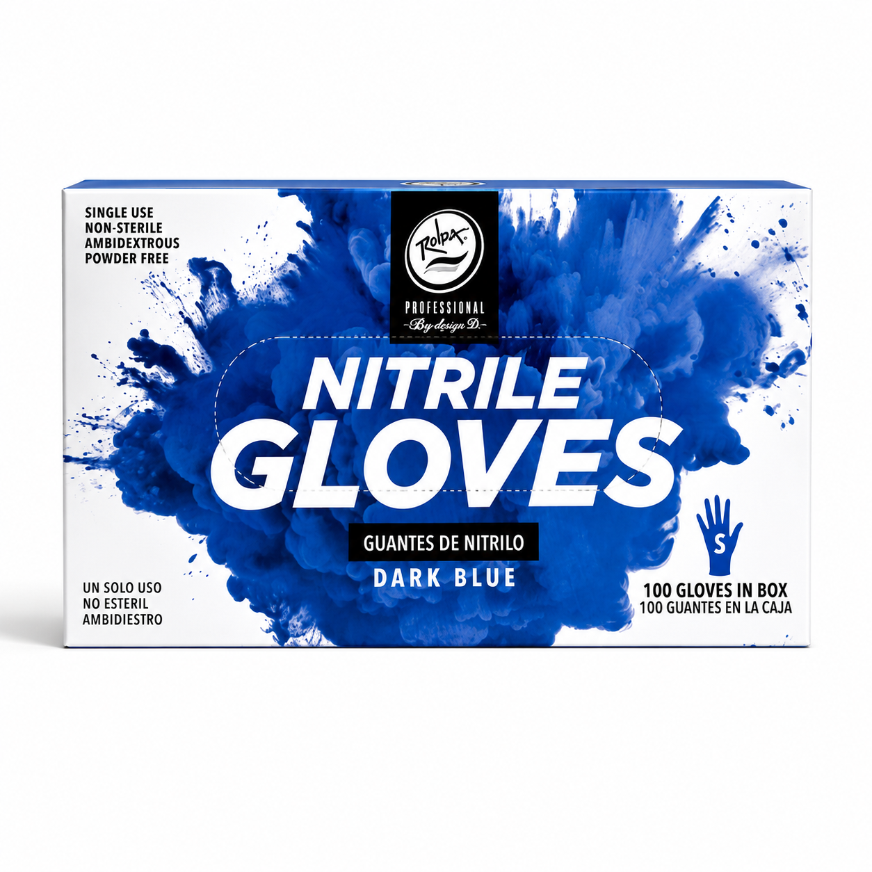 Rolda nitrile gloves product image for barber and salon shop sanitation.